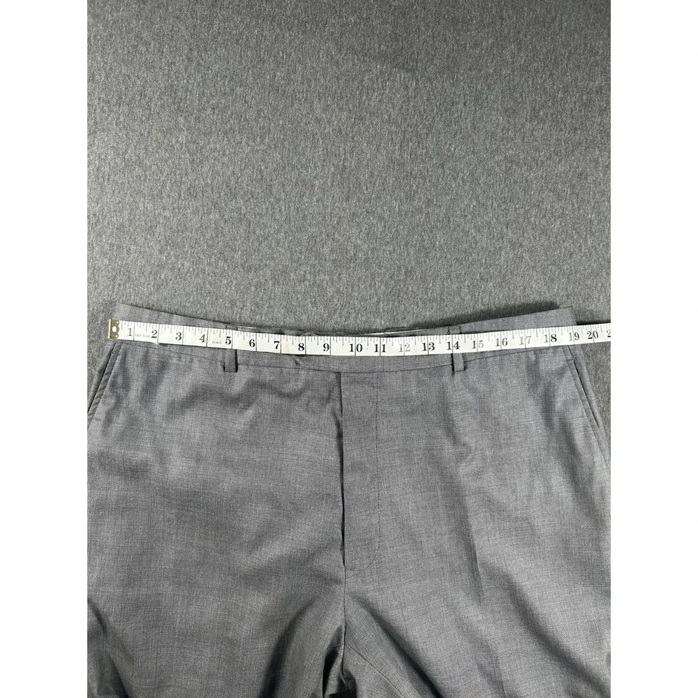 Brooks Brothers 1818 Madison Fit Grey 100% Wool Suit Trousers 48L 43W USA MADE